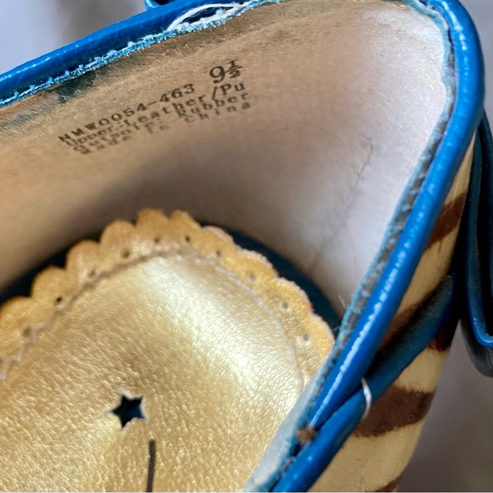 HOST PIC! NAUGHTY MONKEY ‘Nookie Wedge’ in Teal Size 9.5 - Picture 9 of 11